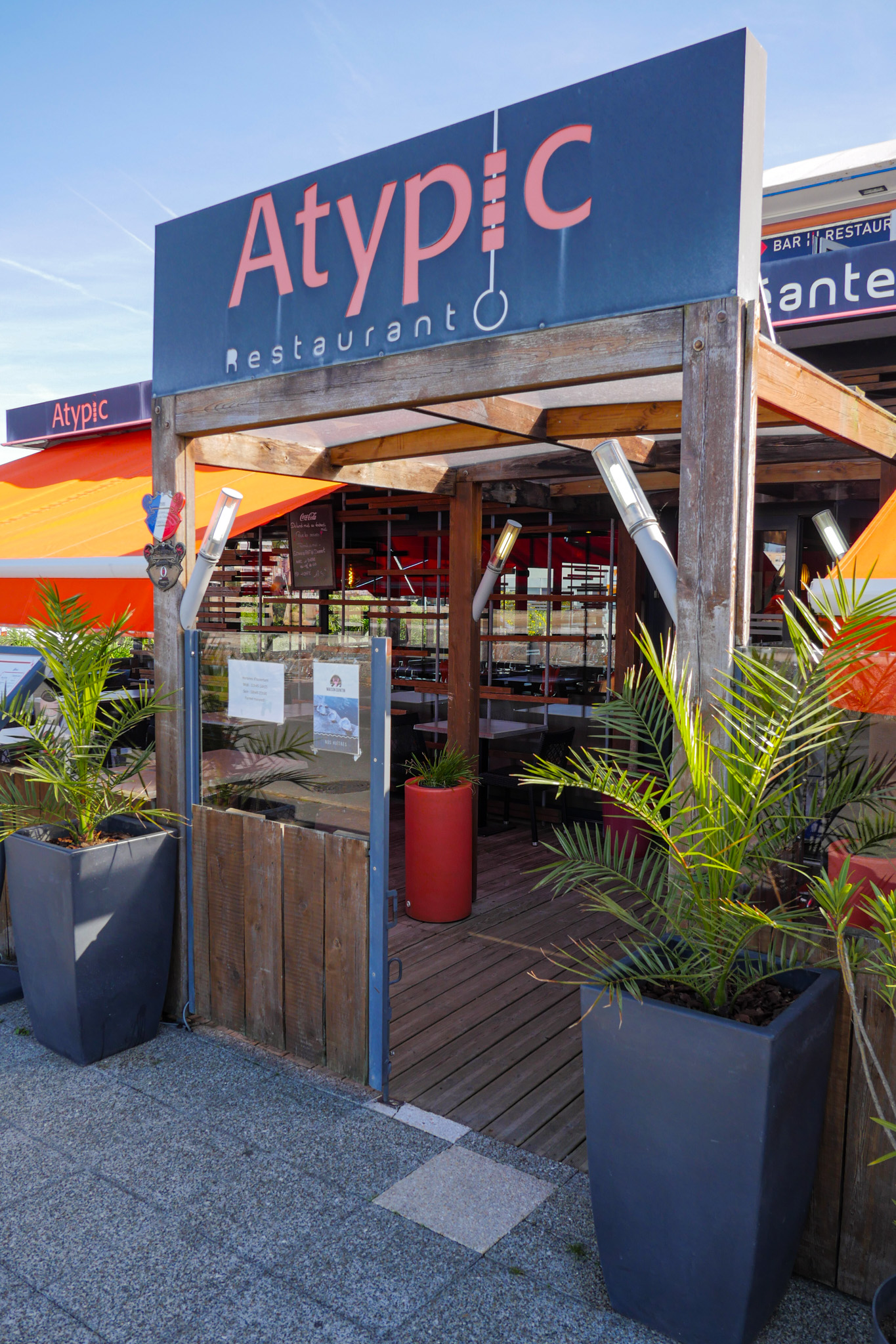 Façade du restaurant L'Atypic